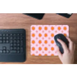 Zon - Patroon - Roze muismat rubber klein 262 -toetsenbord