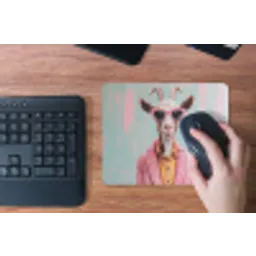 Zonnebril - Roze - Geit - Horen muismat rubber klein -toetsenbord