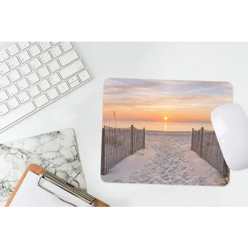Zonsondergang - Strand - Zand muismat rubber klein -witbureau