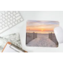 Zonsondergang - Strand - Zand muismat rubber klein -witbureau