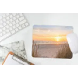 Zonsondergang - Duinen - Zee muismat rubber klein -witbureau