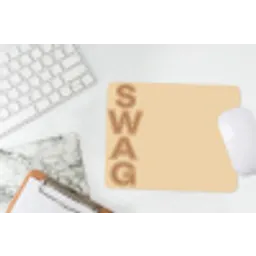 Swag - Bruin - Beige muismat rubber klein -witbureau