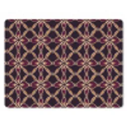 Symmetrisch - Tegel - Burgundy muismat rubber klein 262 -3d