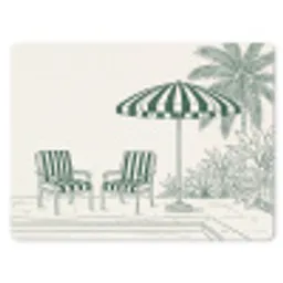 Terras - Illustratie - Groen muismat rubber klein -3d