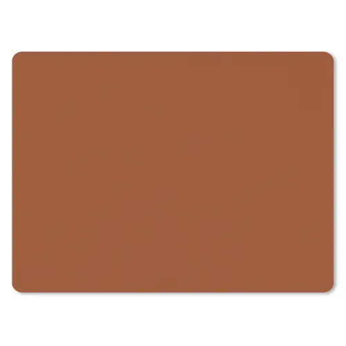Terracotta - Bruin - Palet - Effen - Kleuren - Kleur muismat rubber klein 262 -3d