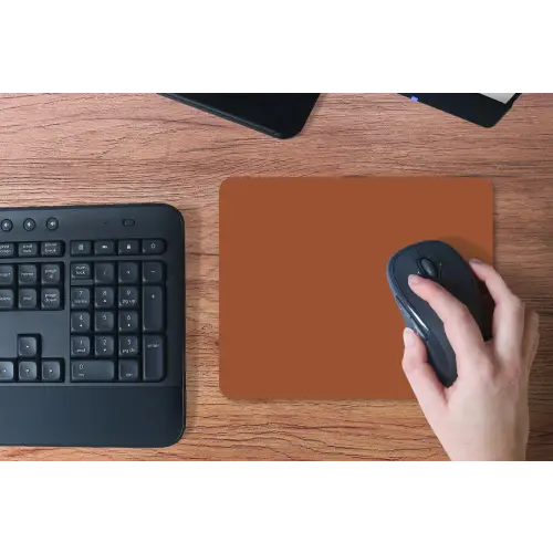 Terracotta - Bruin - Palet - Effen - Kleuren - Kleur muismat rubber klein 262 -toetsenbord