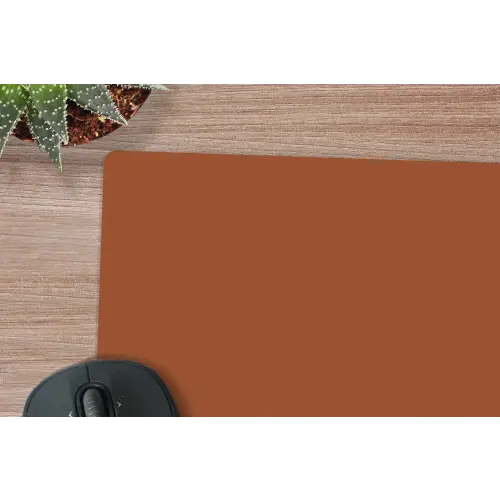 Terracotta - Bruin - Palet - Effen - Kleuren - Kleur muismat rubber klein 262 -closeup