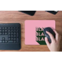 Tekst - Grafisch - Groen - Schaduw muismat rubber klein -toetsenbord