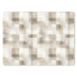 Textuur - Linnen - Beige muismat rubber klein 262 -3d