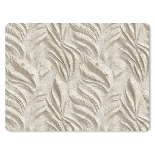 Textuur - Reliëf - Beige muismat rubber klein 262 -3d
