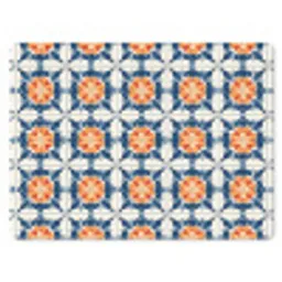 Traditioneel - Tegel - Oranje muismat rubber klein 262 -3d