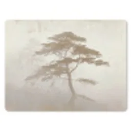 Boom - Oosterse stijl - Landschap muismat rubber klein -3d