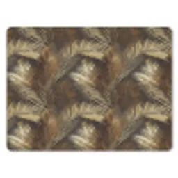 Tropisch - Bladeren - Goud muismat rubber klein 262 -3d