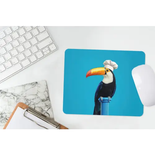 Tucan - Sokkel - Vogel - Koksmuts muismat rubber klein -witbureau