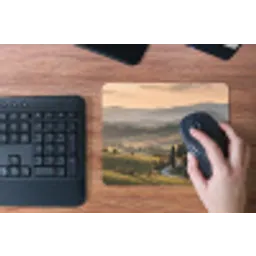 Toscaans - Landschap - Heuvels muismat rubber klein -toetsenbord