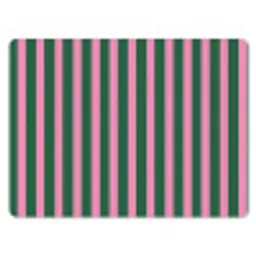 Verticale strepen - Groen - Roze muismat rubber klein 262 -3d
