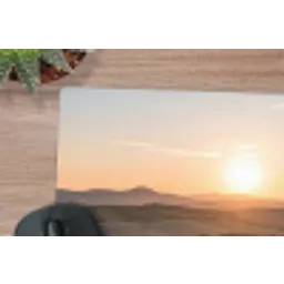 Wijngaard - Zonsondergang - Landschap muismat rubber klein -closeup