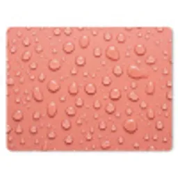 Water - Druppels - Roze muismat rubber klein -3d