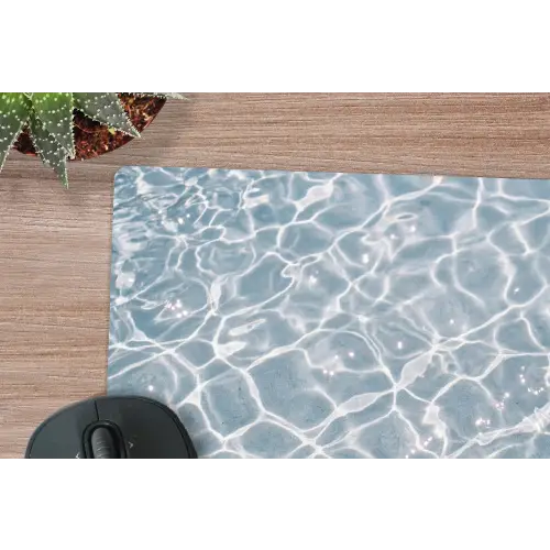 Water - Reflectie - Zonlicht muismat rubber klein -closeup