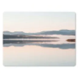Water - Bomen - Mistlaag muismat rubber klein -3d