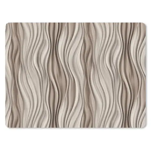 Golven - 3D - Crème muismat rubber klein 262 -3d