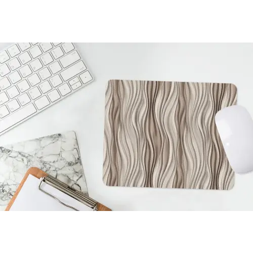 Golven - 3D - Crème muismat rubber klein 262 -witbureau