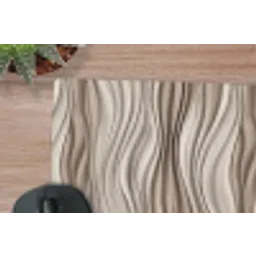 Golven - 3D - Crème muismat rubber klein 262 -closeup