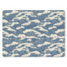 Golven - Klassiek - Blauw muismat rubber klein 262 -3d