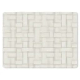 Vlechtwerk - Banen - Beige muismat rubber klein 262 -3d