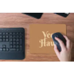 Yee haw - Bruin - Minimalistisch muismat rubber klein -toetsenbord