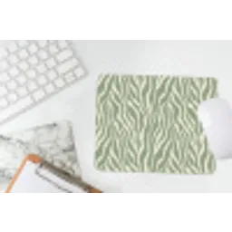 Zebra - Motief - Groen muismat rubber klein 262 -witbureau