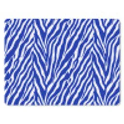 Zebra - Patroon - Kobalt - Blauw muismat rubber klein 262 -3d