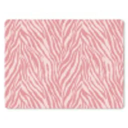 Zebra - Print - Roze muismat rubber klein 262 -3d