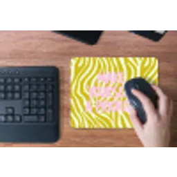 Zebraprint - Priority - Roze muismat rubber klein -toetsenbord