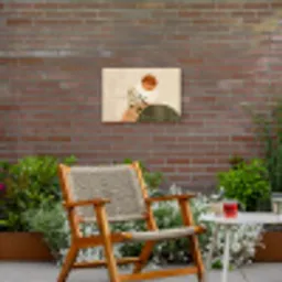 Takken - Vormen - Abstract Tuinposter op houten frame 2 cm dik klein -sfeer3