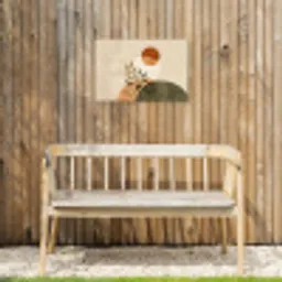 Takken - Vormen - Abstract Tuinposter op houten frame 2 cm dik klein -sfeer4