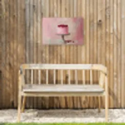 Taart - Pink - Cherry Tuinposter op houten frame 2 cm dik klein -sfeer4