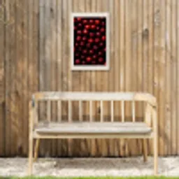 Kersen - Rood Tuinposter op houten frame 2 cm dik klein -sfeer4
