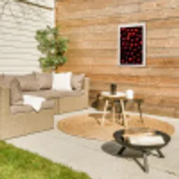 Kersen - Rood Tuinposter op houten frame 2 cm dik klein -sfeer2