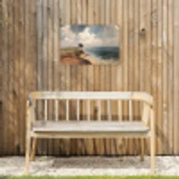 Klif - Zee - Boom Tuinposter op houten frame 2 cm dik klein -sfeer4
