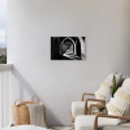 Gang - Bogen - Schaduw - Diepte Tuinposter op houten frame 2 cm dik klein -sfeer1