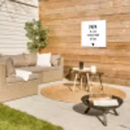 Papa - Spreuken - Stef Bos - Papa ik lijk steeds meer op jou - Quotes Tuinposter op houten frame 2 cm dik klein -sfeer2