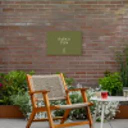 Papa's Tuin Tuinposter op houten frame 2 cm dik klein -sfeer3