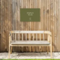 Papa's Tuin Tuinposter op houten frame 2 cm dik klein -sfeer4