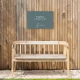 Papa's Werkplaats Tuinposter op houten frame 2 cm dik klein -sfeer4