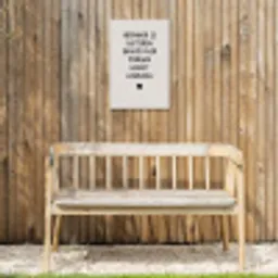 droom-beige Tuinposter op houten frame 2 cm dik klein -sfeer4