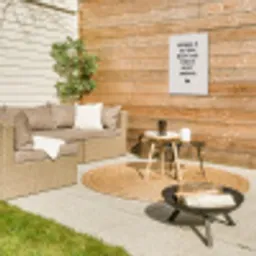 droom-beige Tuinposter op houten frame 2 cm dik klein -sfeer2