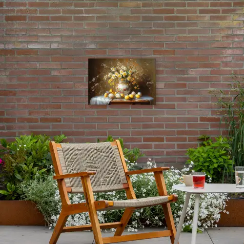 Paaseieren - Stilleven - Vaas Tuinposter op houten frame 2 cm dik klein -sfeer3