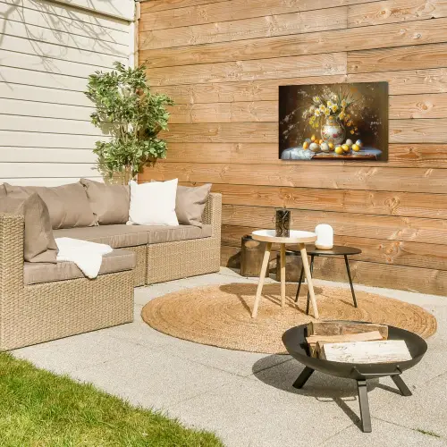 Paaseieren - Stilleven - Vaas Tuinposter op houten frame 2 cm dik klein -sfeer2