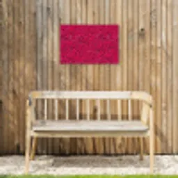 Vloeiend - Verf - Texturen - Rood Tuinposter op houten frame 2 cm dik klein 845 -sfeer4
